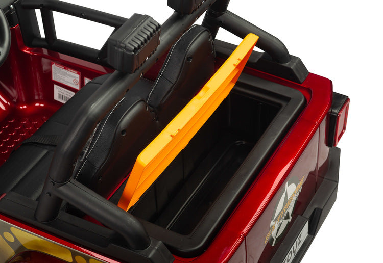 Battery-Powered Off-Road Car Ringo Wine Red Caretero Toyz 