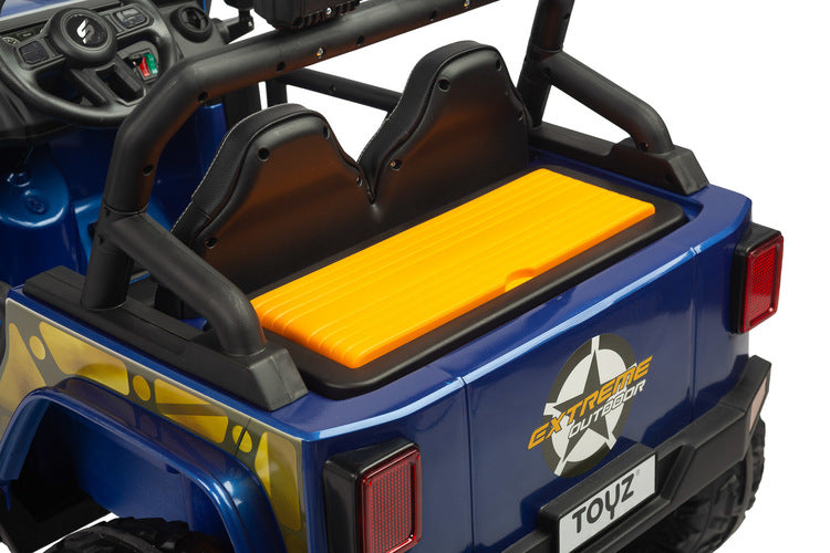 Battery-Powered Off-Road Car Ringo Wine Blue Caretero Toyz 