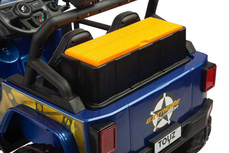 Battery-Powered Off-Road Car Ringo Wine Blue Caretero Toyz 