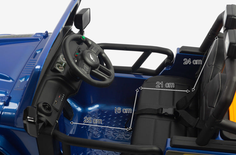 Battery-Powered Off-Road Car Ringo Wine Blue Caretero Toyz 