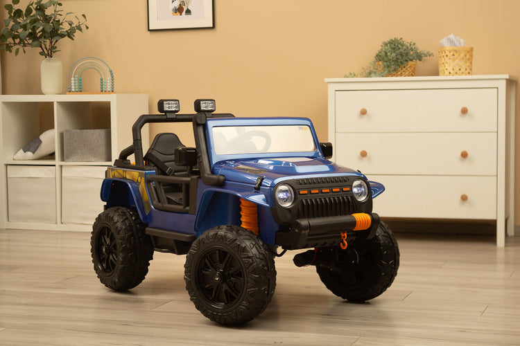 Battery-Powered Off-Road Car Ringo Wine Blue Caretero Toyz 