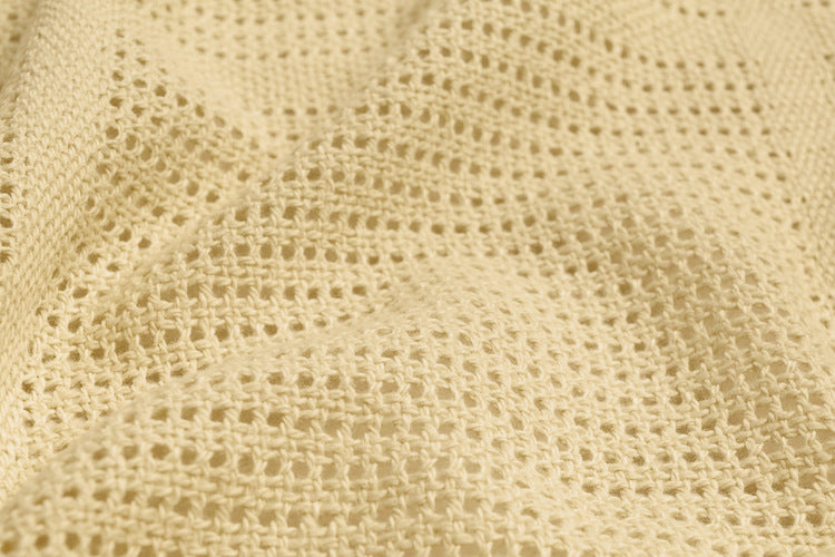 Pătură 100% bumbac Moli Bej Sensillo 