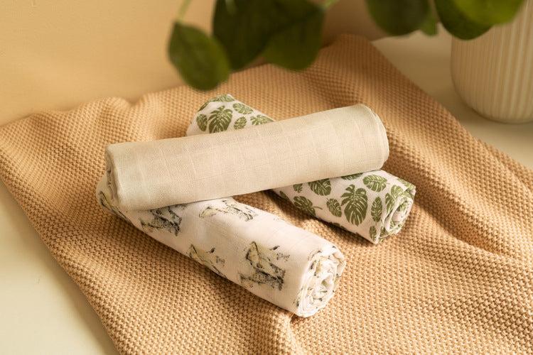 Бамбукови Пелени 3 броя Слончета Сив 70X80 Sensillo