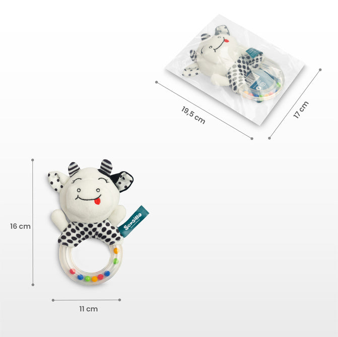 Zornăitoare Vacă Albă și Neagră Sensillo 