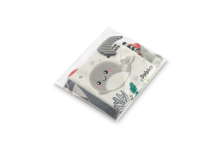 Broșată Alb-Negru Delfin Sensillo 