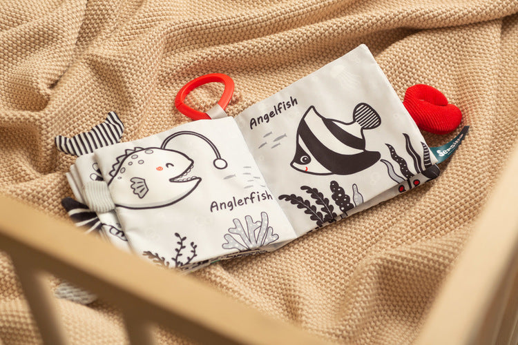 Broșată Alb-Negru Delfin Sensillo 