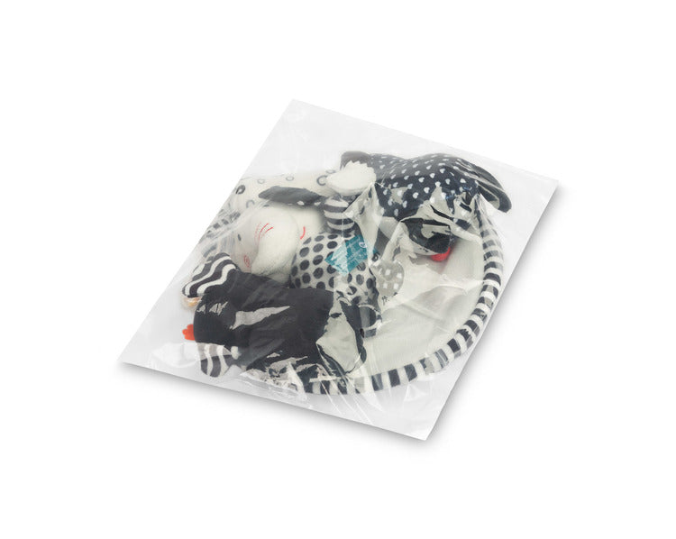 Jucărie cărucior Fox Sensillo Negru-Alb 