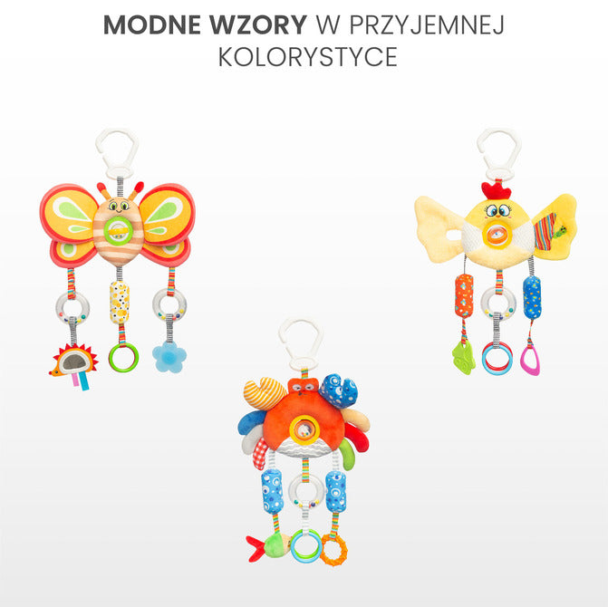 Играчка За Количка със сензорни елементи Пеперуда Sensillo