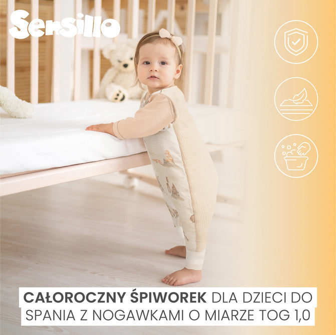 Спален Чувал с крачета Зодияк Сив Tog 1.0 XL Sensillo