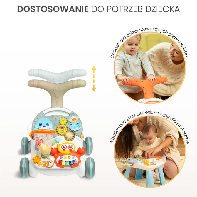 2in1 Baby Walker Spark Green Caretero Toyz 