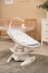 Шезлонг И Люлка 2в1 Rocker Noco Сив Caretero