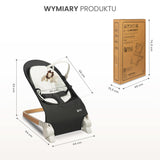 Шезлонг Bouncer Pine Grey Caretero