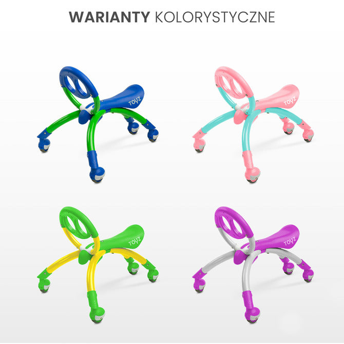 Beetle 2B1 Ride-On Car Type Bumblebee Blue Caretero Toyz