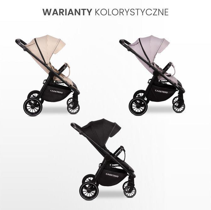 Cărucior pentru bebeluși Agil Gri Caretero.