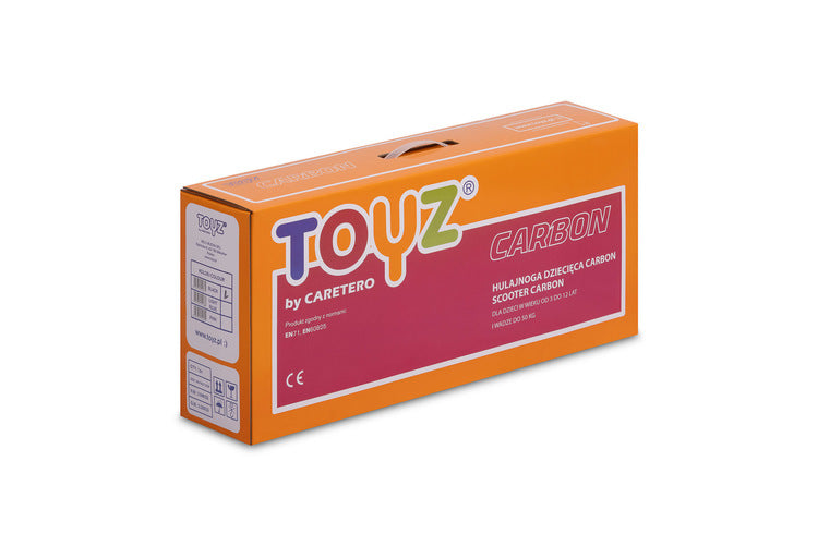 Тротинетка Carbon Черна Caretero Toyz