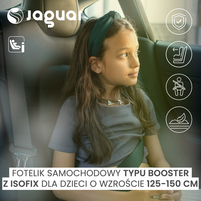 Scaun auto Jaguar I-Size negru (125-150) Caretero 