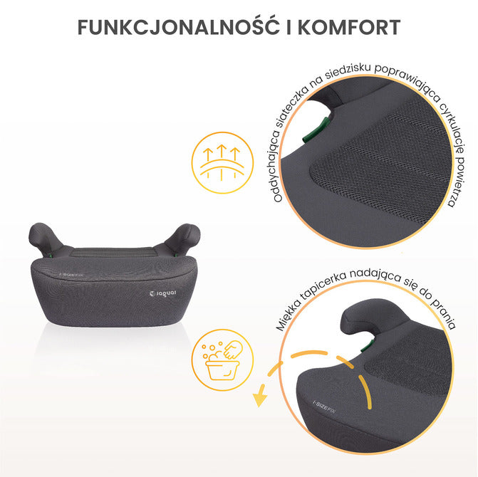 Scaun auto Jaguar I-Size negru (125-150) Caretero 