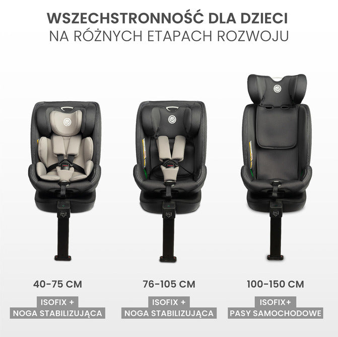 Scaun auto Fortis i-Size IsoFix 0-36kg Burgundy Caretero