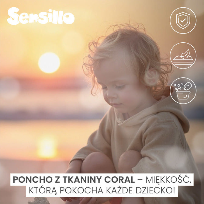 Bath Poncho – Blue Sensillo 