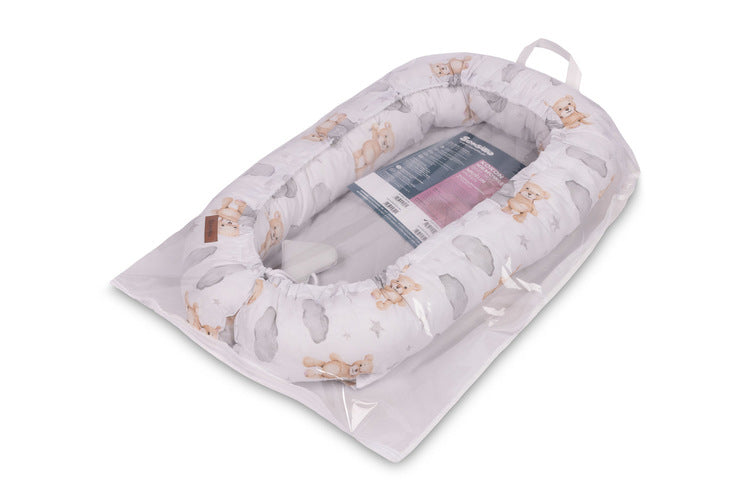 Бебешко Гнездо Муселин – Меченце Сиво Sensillo