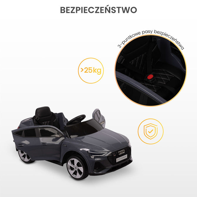 Детска Електрическа Кола Audi E-Tron Sportback Сиво Caretero Toyz