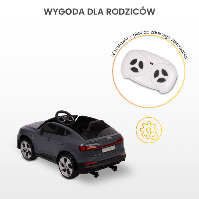 Детска Електрическа Кола Audi E-Tron Sportback Сиво Caretero Toyz