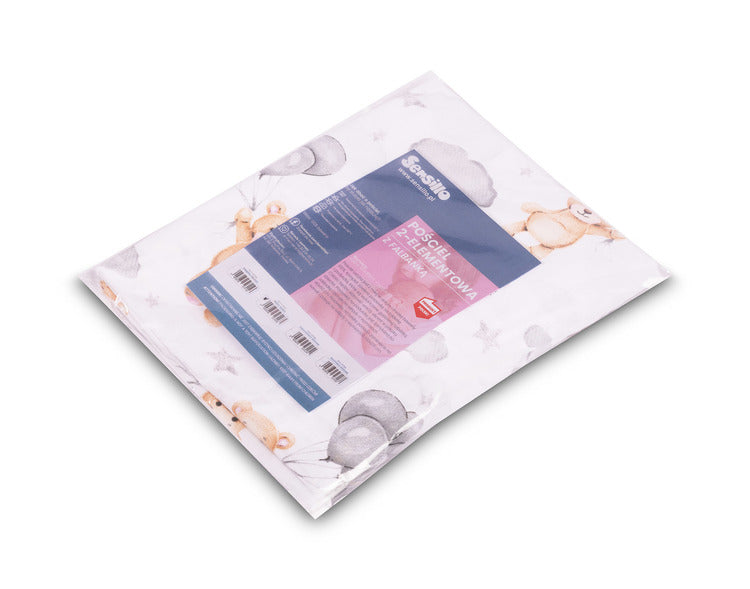 Спален Комплект 2 Части Меченце Сиво 100X135 См Sensillo