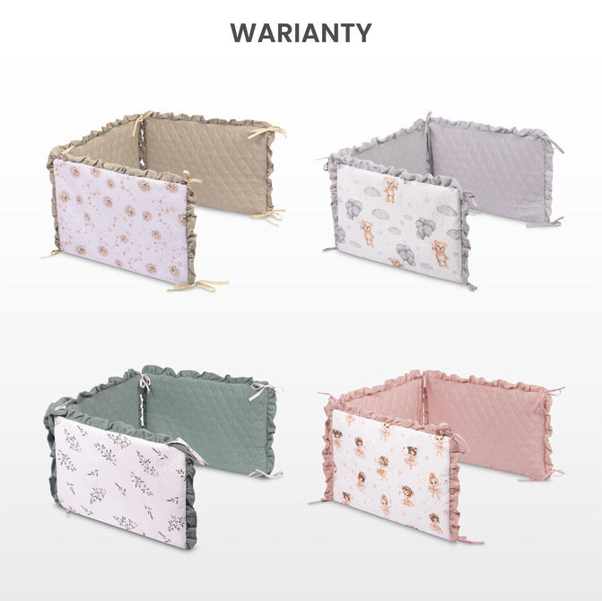 Protecție de pat ursuleț de pluș gri Sensillo 