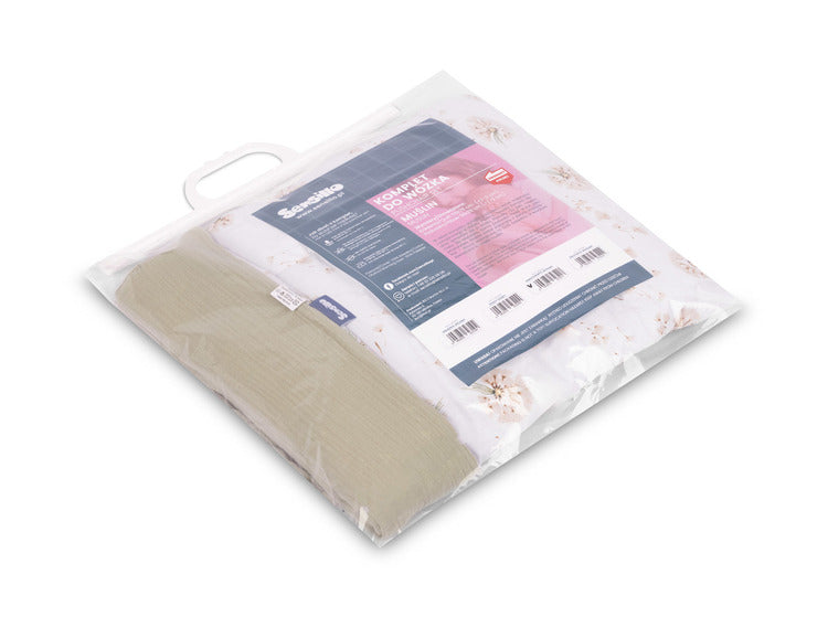 Муслинов Комплект За Детска Количка Бежови Глухарчета Sensillo