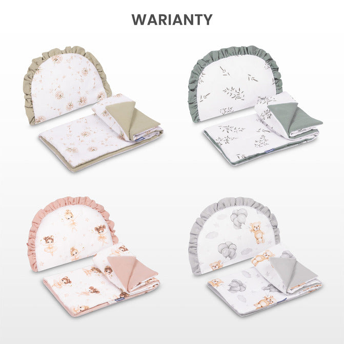 Муслинов Комплект За Детска Количка Сиво Меченце Sensillo