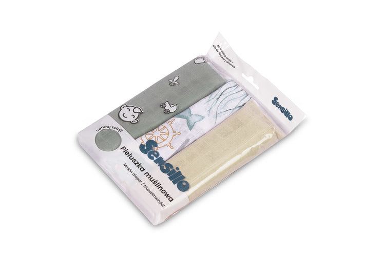 Муслинови Пелени 3 Броя 60X80 Eg-0007 Sensillo