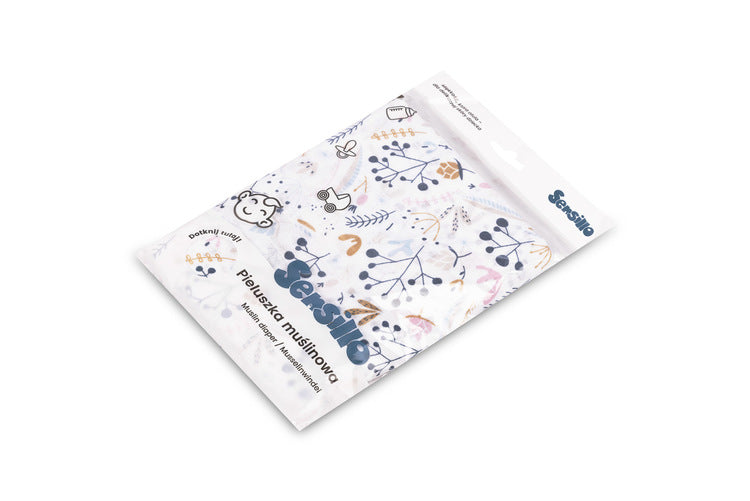 Înfășat din muselină, crenguțe, 120x120, Eg-0151 Sensillo