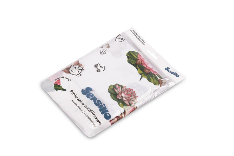 Муслинова Пелена За Повиване Мечета 120X120 Eg-0153 Sensillo