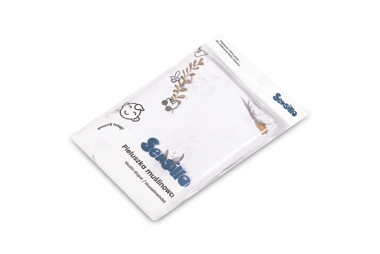 Pătură de muselină Geese 120x120 Eg-0154 Sensillo