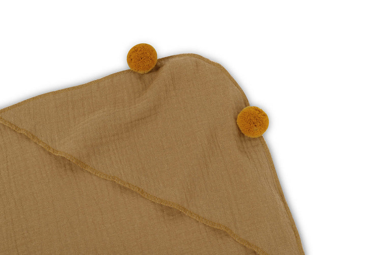 Prosop de baie moale din muselină 75x75 Eg Muștar-0200 Sensillo