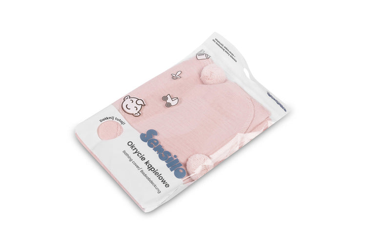 Prosop de baie moale din muselină 75x75 Eg Roz-0200 Sensillo