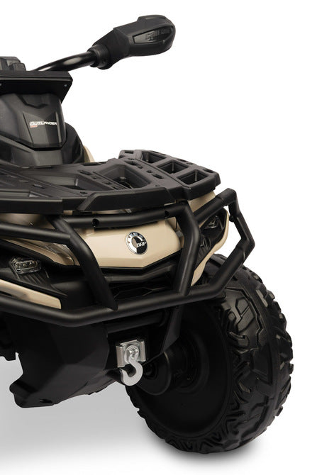 Children's Electric Car Outlander Khaki (Brown-Green) Caretero Toyz