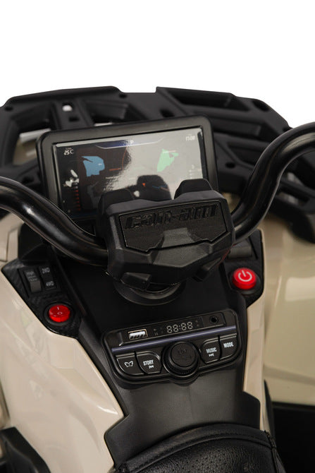 Children's Electric Car Outlander Khaki (Brown-Green) Caretero Toyz