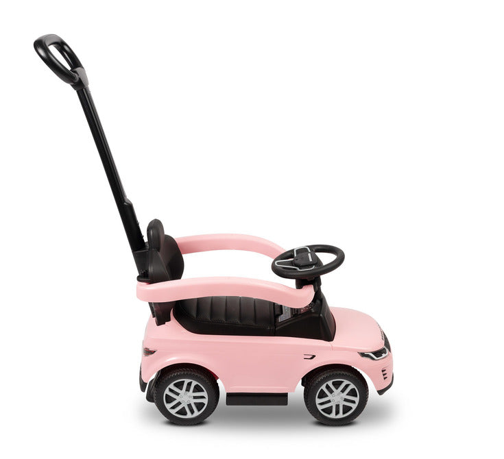 Количка за яздене с родителски контрол Land Rover Розов Caretero Toyz