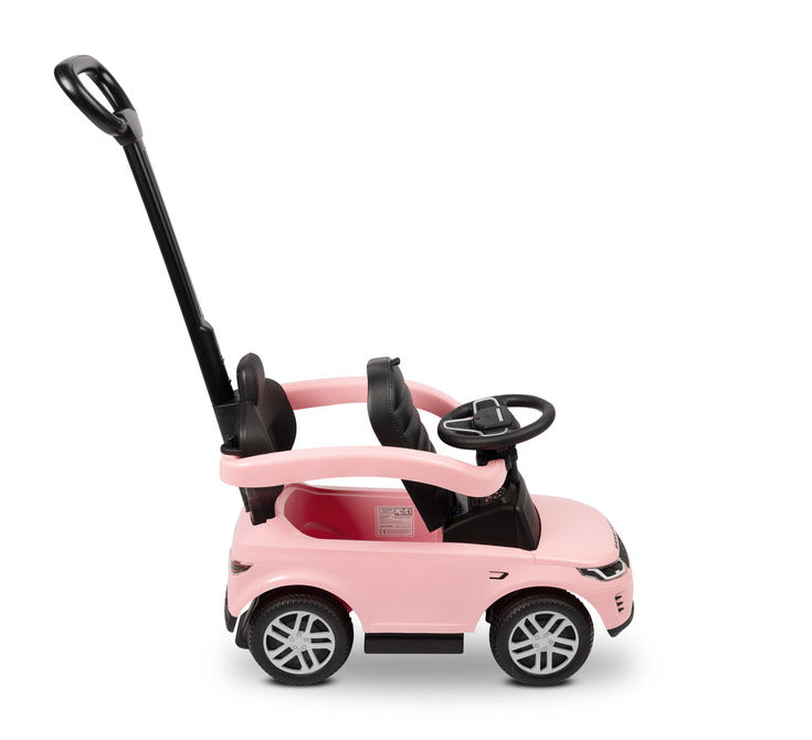 Количка за яздене с родителски контрол Land Rover Розов Caretero Toyz