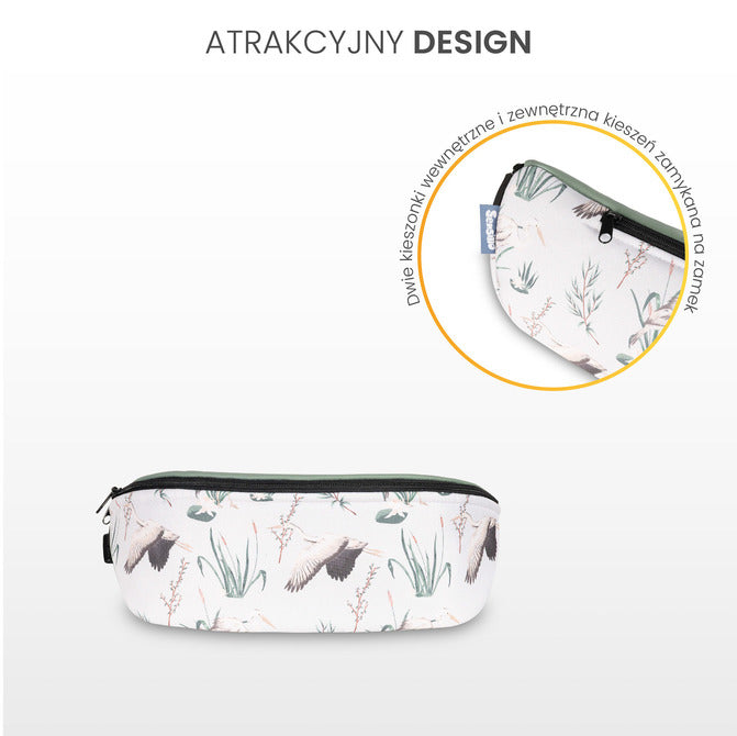 Чанта За Кръста Маслинени Жерави Sensillo