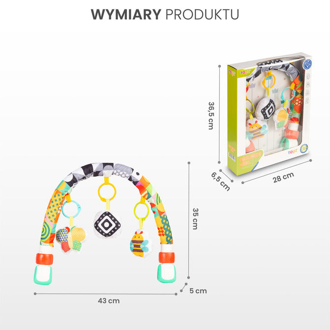 Играчка дъга за количка или шезлонг Caretero Toyz