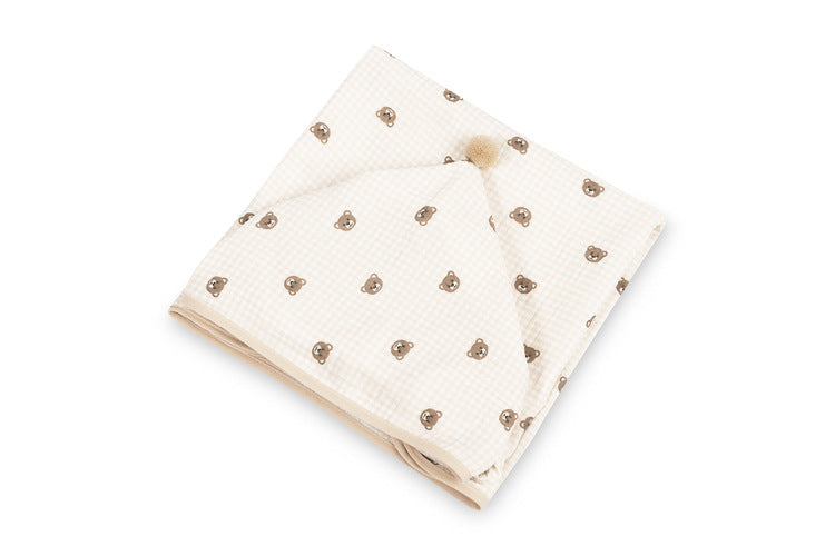 Муслиново пончо Мечета Бежово Sensillo