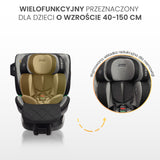Столче За Кола Turox i-Size IsoFix 0-36Кг Grey Caretero