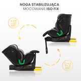 Столче За Кола Turox i-Size IsoFix 0-36Кг Khaki Caretero