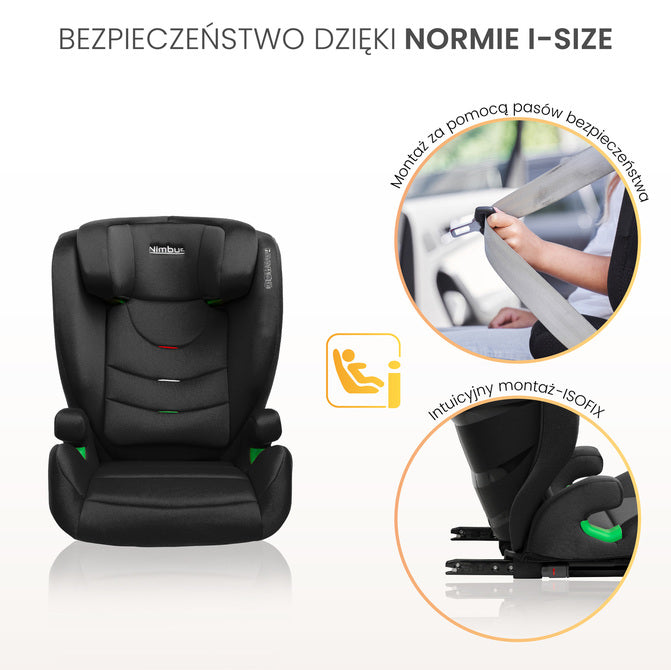 Столче За Кола Nimbus i-Size IsoFix 15-36кг Green Caretero