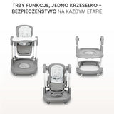 Столче За Хранене Sitron Сиво Caretero