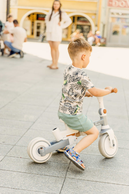 Tricicletă și bicicletă echilibrată 2 în 1 Faro Pink Caretero Toyz 