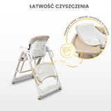 Столче За Хранене Nesto Сиво Caretero