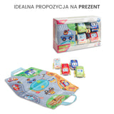 Образователна Играчка Плюшени Колички 4 Броя С Пътна Постелка И Чанта 12 + Toyz